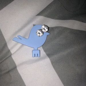 Gold studded diamond earrings